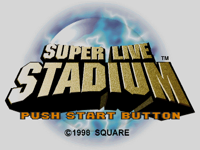 Super Live Stadium — Title screen
