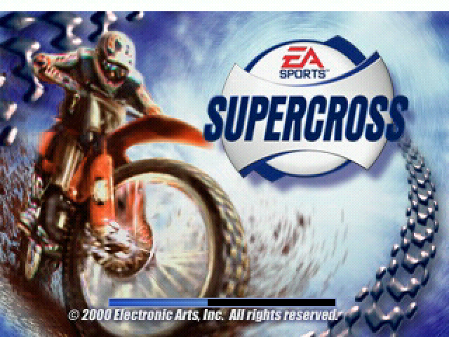 Supercross — Title screen