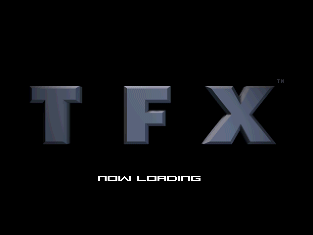 TFX : Tactical Fighter eXperiment — Title screen
