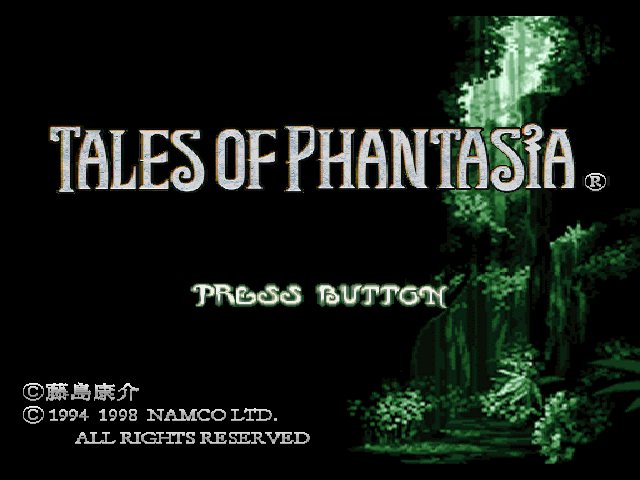 Tales of Phantasia (Trans.) — Title screen