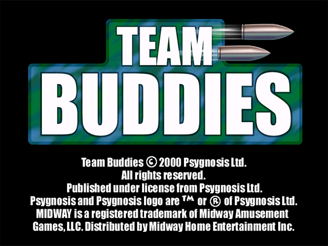 Team Buddies — Title screen
