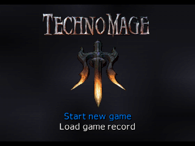 TechnoMage : Return of Eternity — Title screen