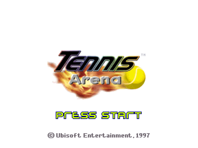 Tennis Arena — Title screen