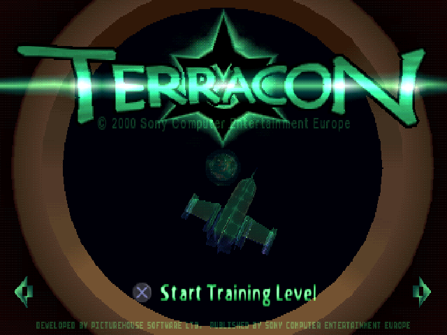 Terracon — Title screen