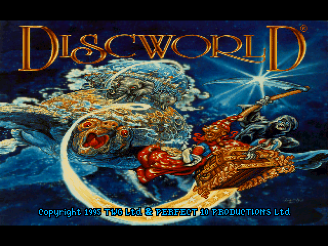 Terry Pratchett's Discworld — Title screen
