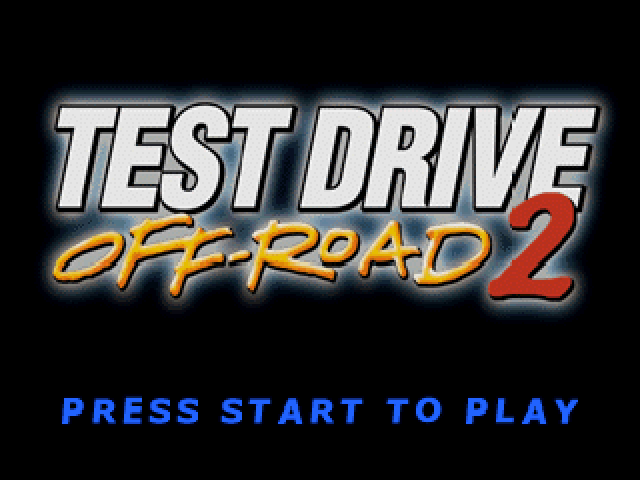 Test Drive 4X4 — Title screen