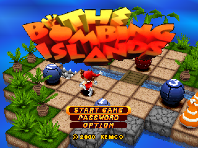 The Bombing Islands — Title screen