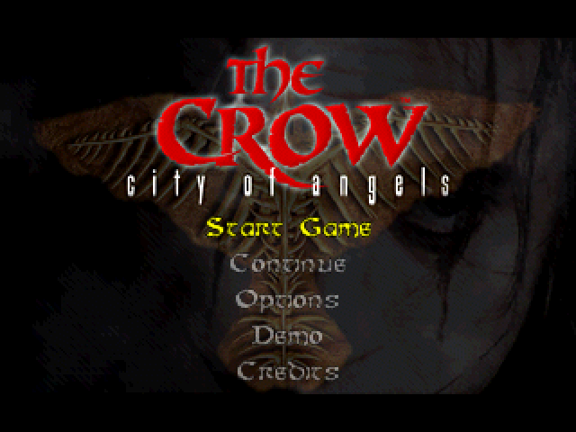 The Crow : City of Angels — Title screen
