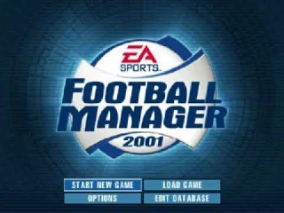 The F.A. Premier League Football Manager 2001 — Title screen