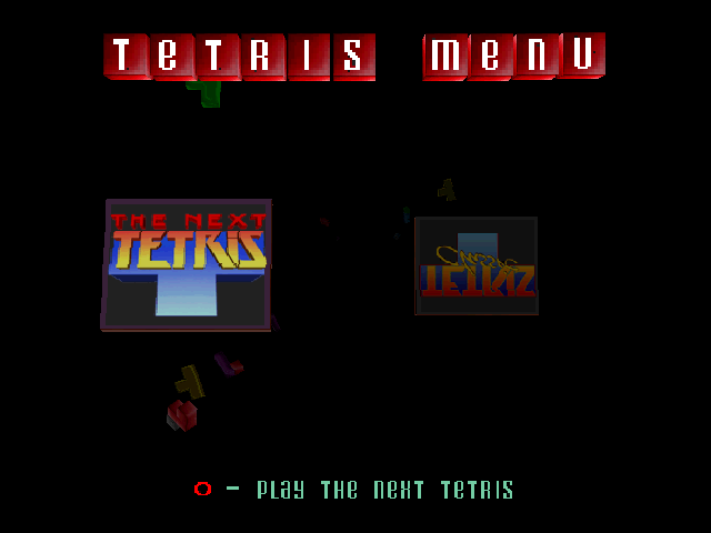 The Next Tetris — Title screen