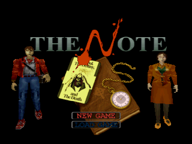The Note — Title screen