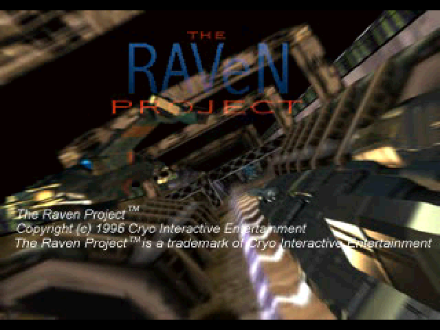 The Raven Project — Title screen