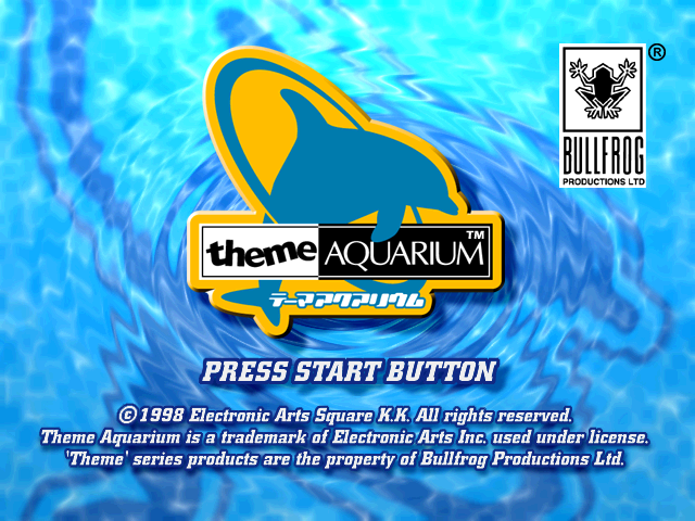 Theme Aquarium — Title screen
