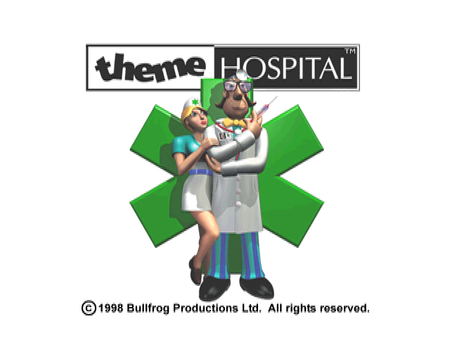 Theme Hospital — Title screen