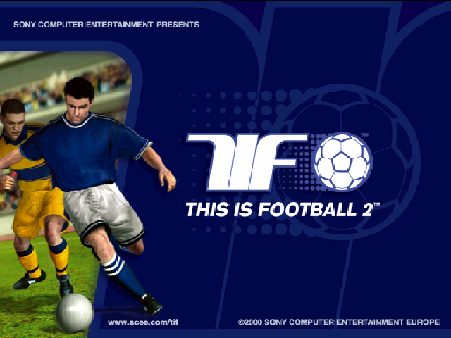This Is Football 2 — Title screen