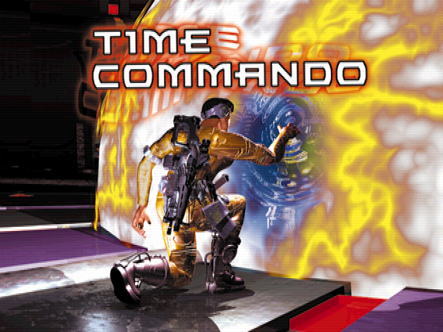 Time Commando — Title screen