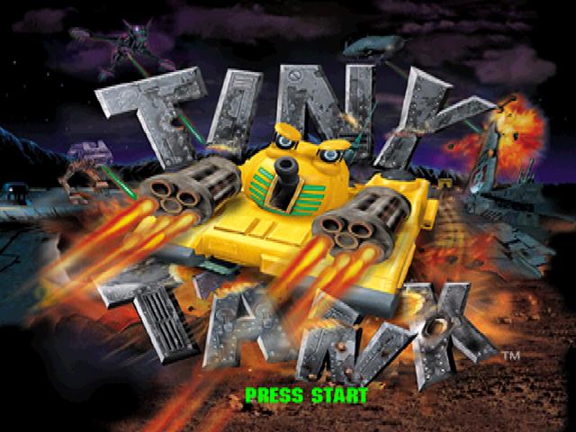 Tiny Tank — Title screen
