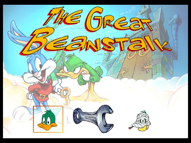 Tiny Toon Adventures : The Great Beanstalk — Title screen