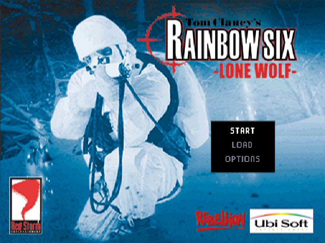 Tom Clancy's Rainbow Six : Lone Wolf — Title screen