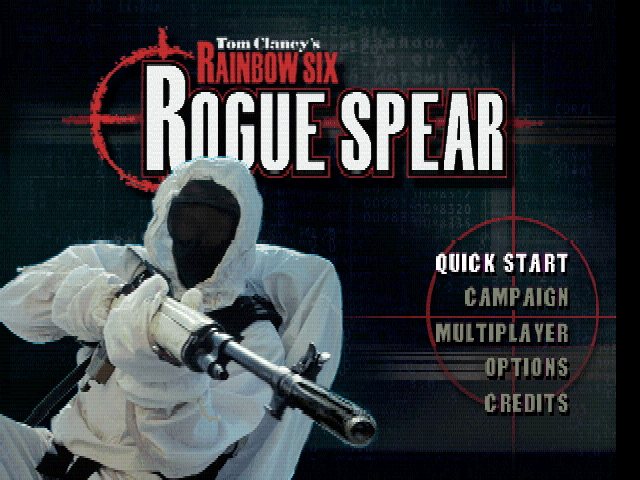 Tom Clancy's Rainbow Six : Rogue Spear — Title screen