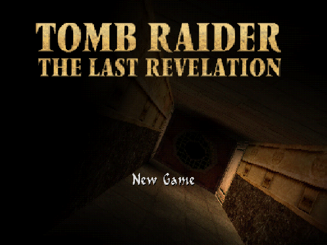 Tomb Raider : The Last Revelation — Title screen