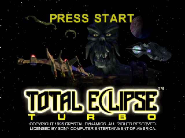Total Eclipse Turbo — Title screen