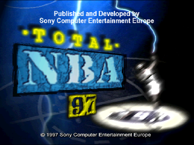 Total NBA '97 — Title screen
