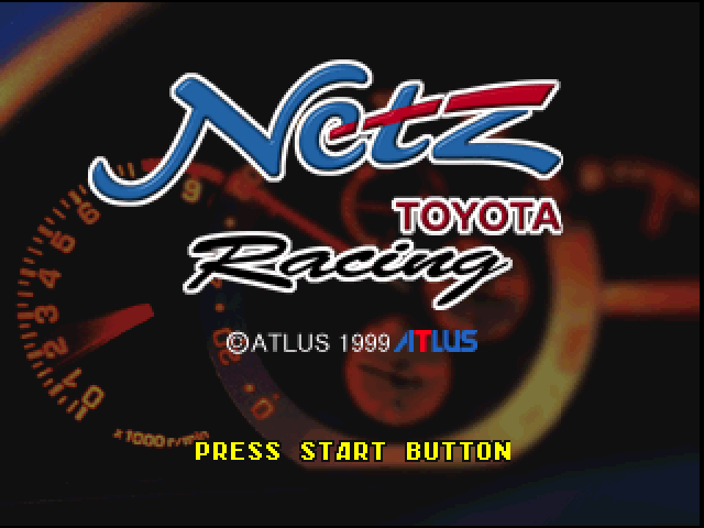 Toyota Netz Racing — Title screen