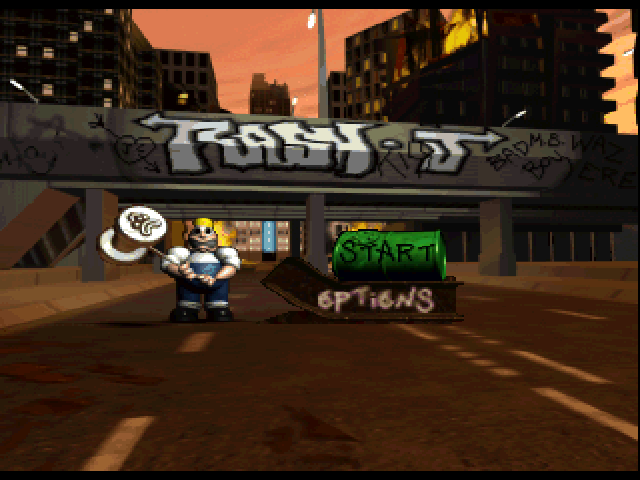 Trash It — Title screen