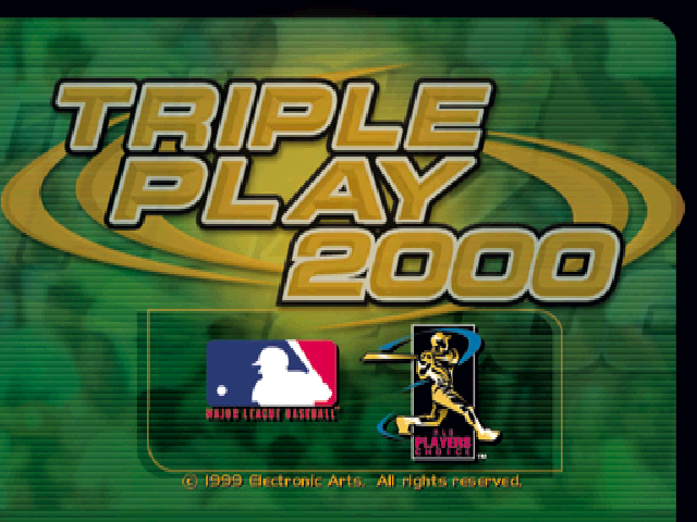 Triple Play 2000 — Title screen