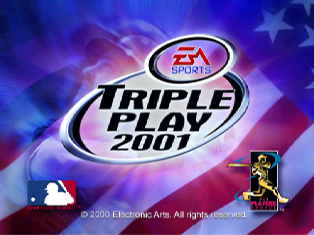 Triple Play 2001 — Title screen