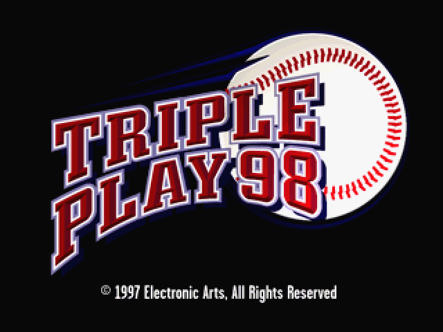 Triple Play 98 — Title screen