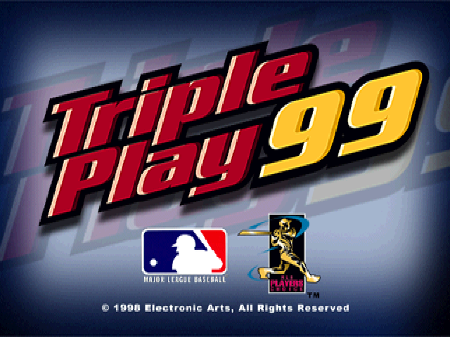 Triple Play 99 — Title screen