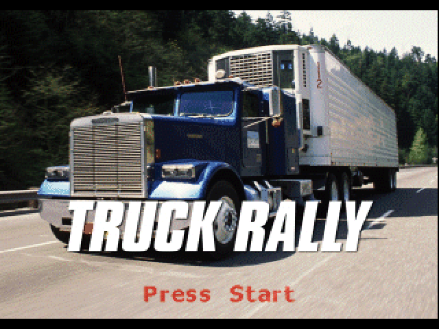 Truck Rally — Title screen