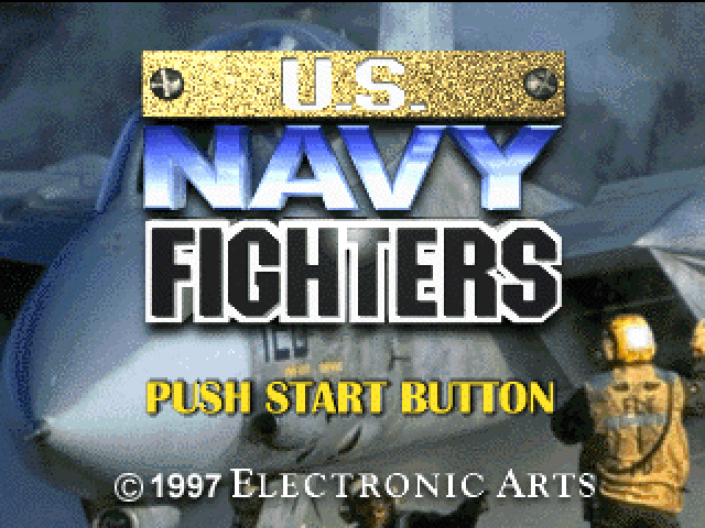 U.S. Navy Fighters — Title screen
