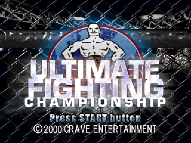 Ultimate Fighting Championship — Title screen