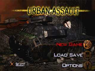 Urban Assault — Title screen