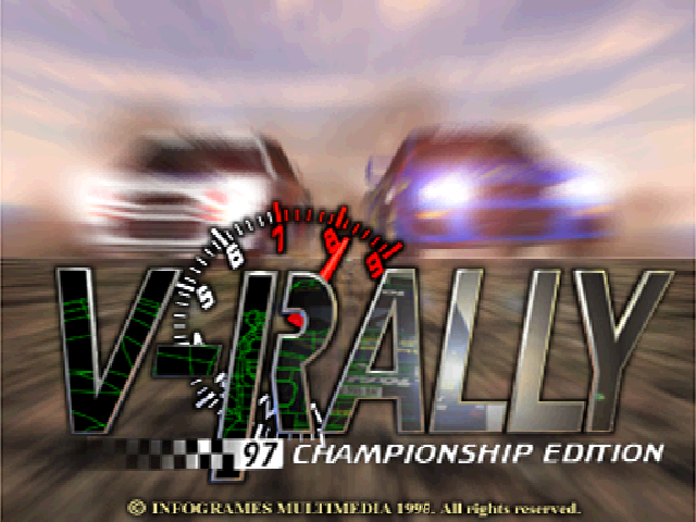 V-Rally : 97 Championship Edition — Title screen
