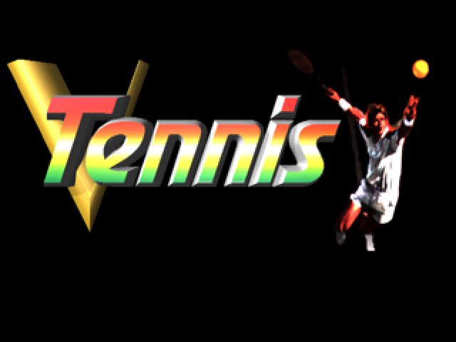 V-Tennis — Title screen