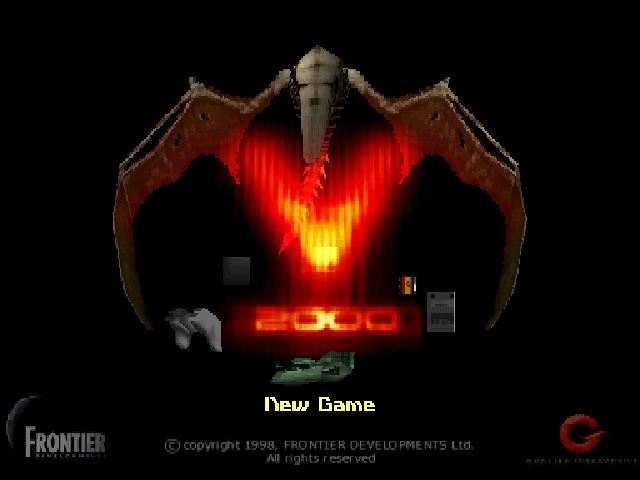 V2000 — Title screen