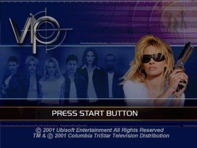 V.I.P. — Title screen