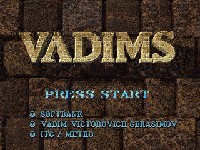 Vadims — Title screen