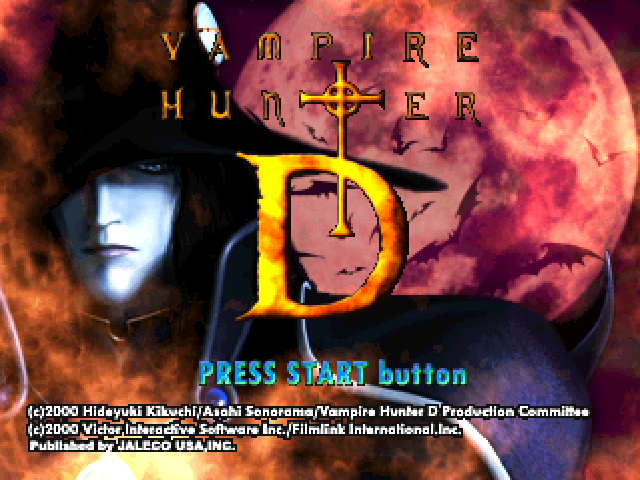 Vampire Hunter D — Title screen