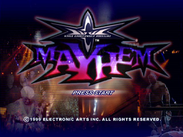 WCW Mayhem — Title screen