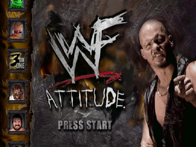 WWF Attitude — Title screen