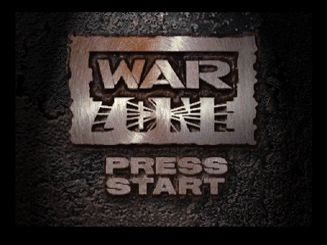 WWF War Zone — Title screen