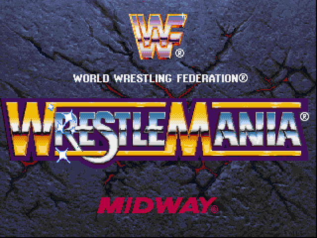 WWF WrestleMania : The Arcade Game — Title screen