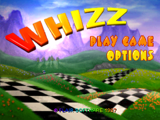 Whizz — Title screen