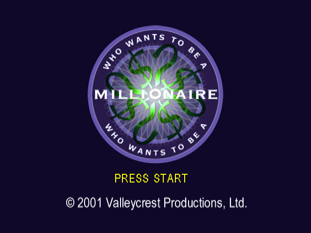 Who Wants to Be a Millionaire ? : 3rd Edition — Title screen