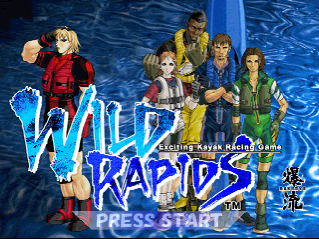 Wild Rapids — Title screen